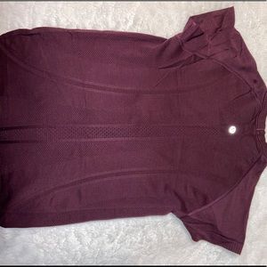 lululemon swifty tech short sleeve maroon
